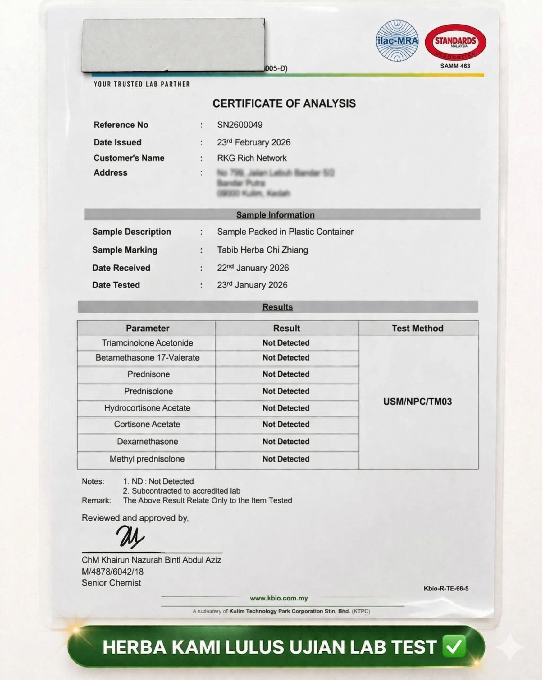 Sijil Perakuan 3